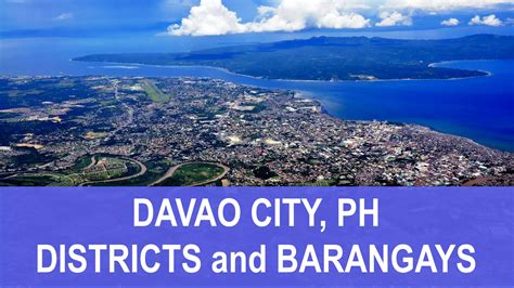 davao city barangays list|District and Barangays .